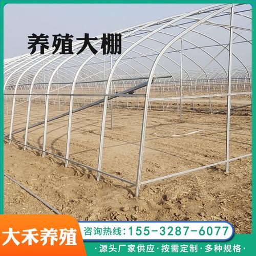农用家用种植蔬菜大棚 椭圆管钢架育苗大棚 实体厂家